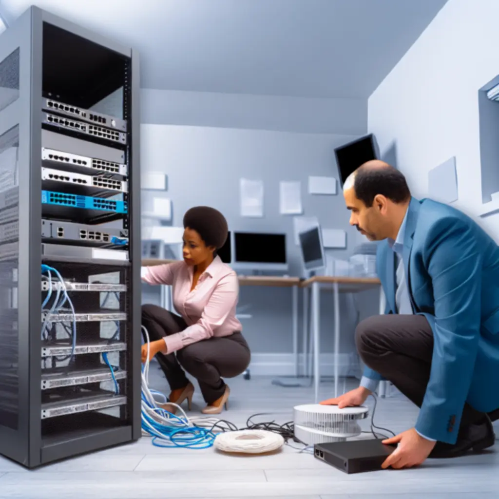 Konfiguracja sieci komputerowej w małym biurze