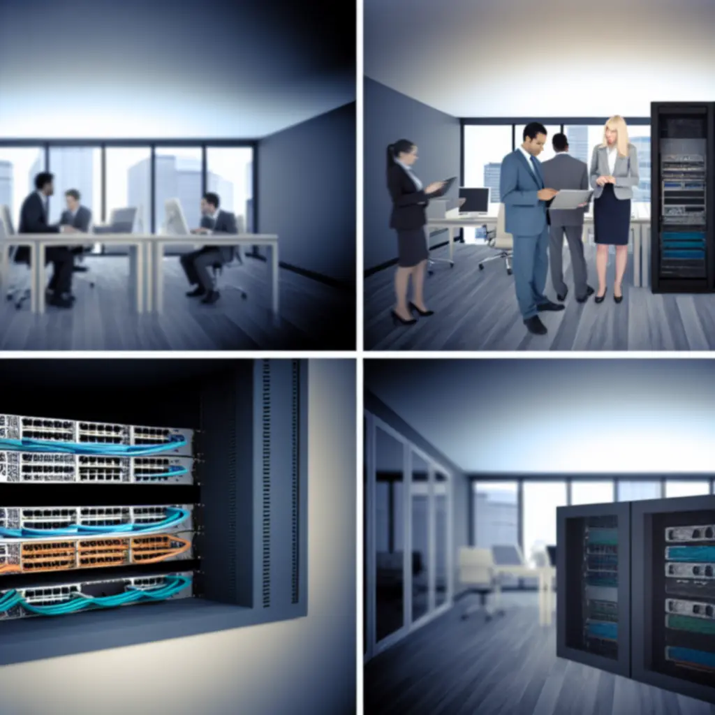 Nowoczesna sieć firmowa w biurze